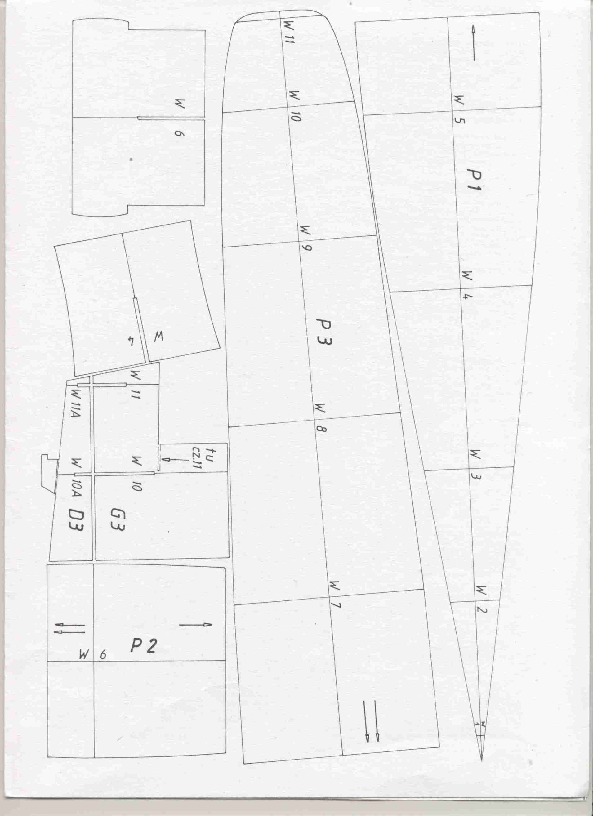 美国航母Essex艾塞克斯船模平面图纸